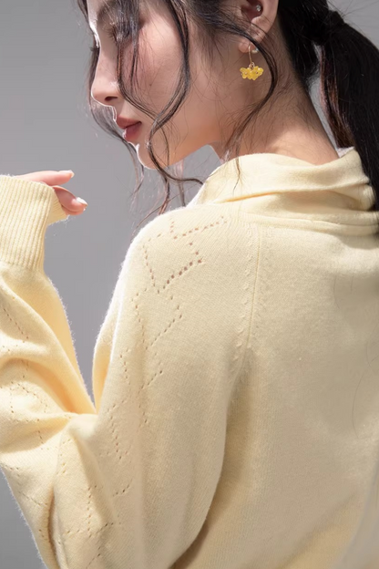 Pure Desire Silk Wool Sweater