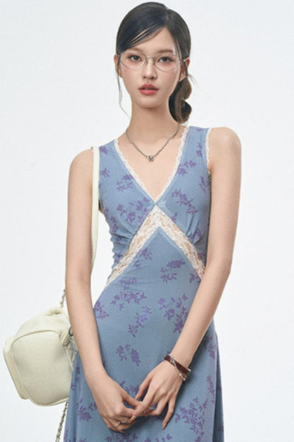 Elegant Floral Maxi Dress