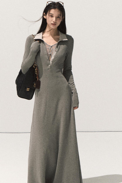 Smoke Cinched Waist Dress