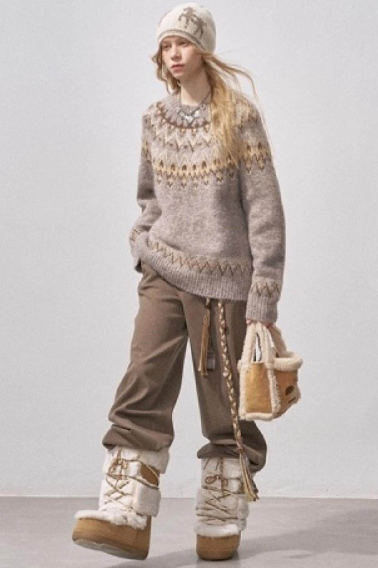 Festive Fair Isle Sweater