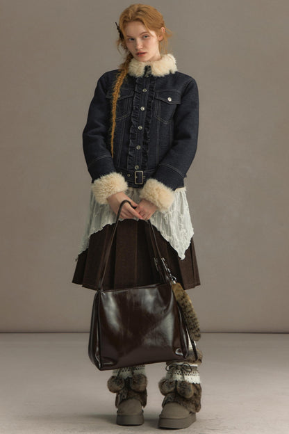 Winter Lace Fleece Jacket