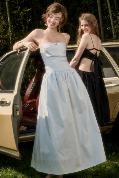 Babyblaues Baumwoll-Feenkleid