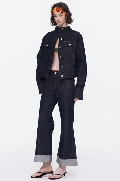 Vintage Flared Denim Pants