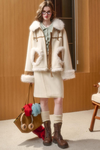 Milky Way Woolen Skirt