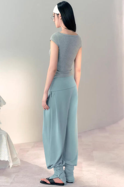 Lyocell Convertible Cuffed Pants