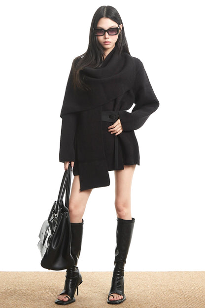 Korean Long Sleeve Knit Sweater Jacket