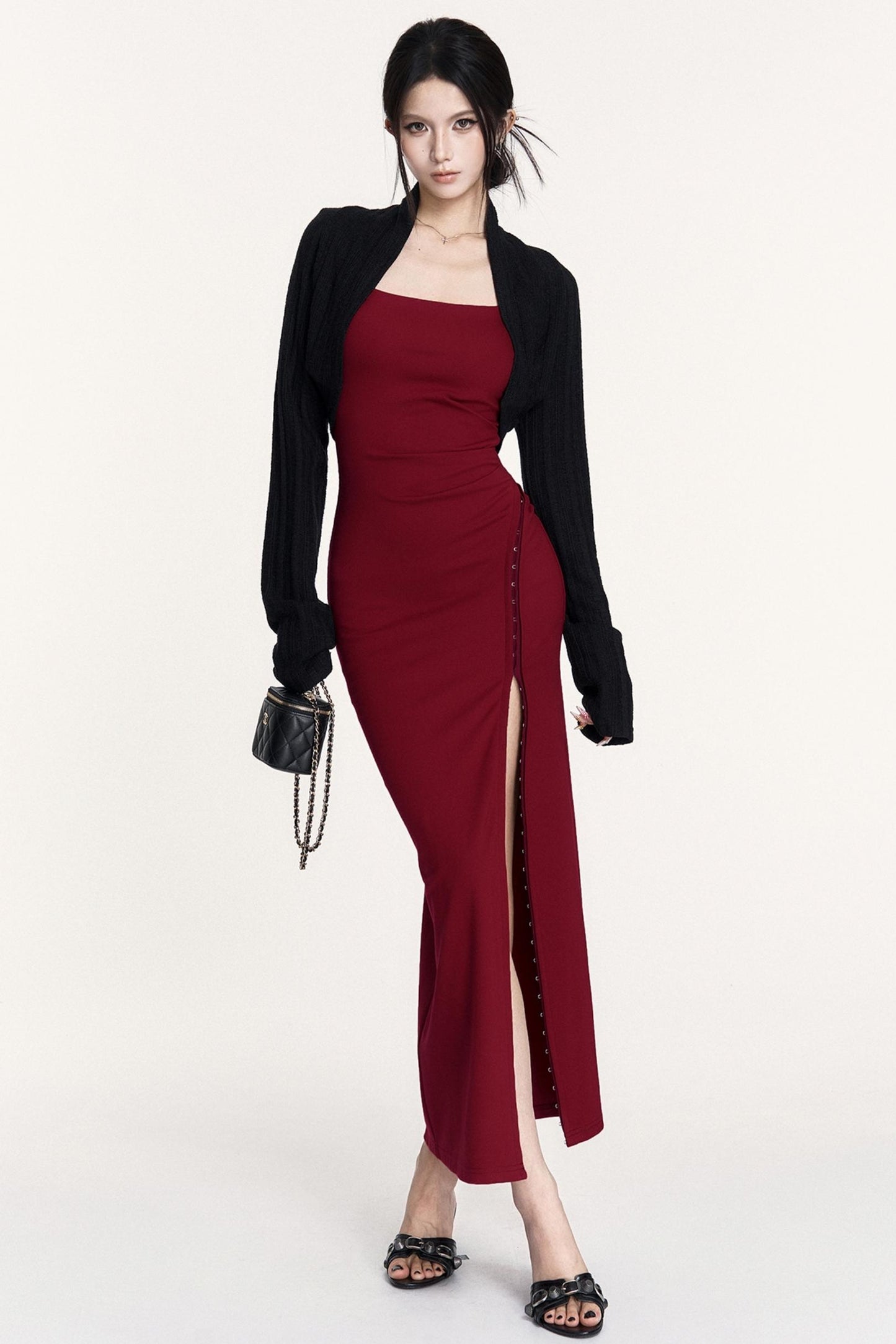 French Slim Waist Slimming Dress