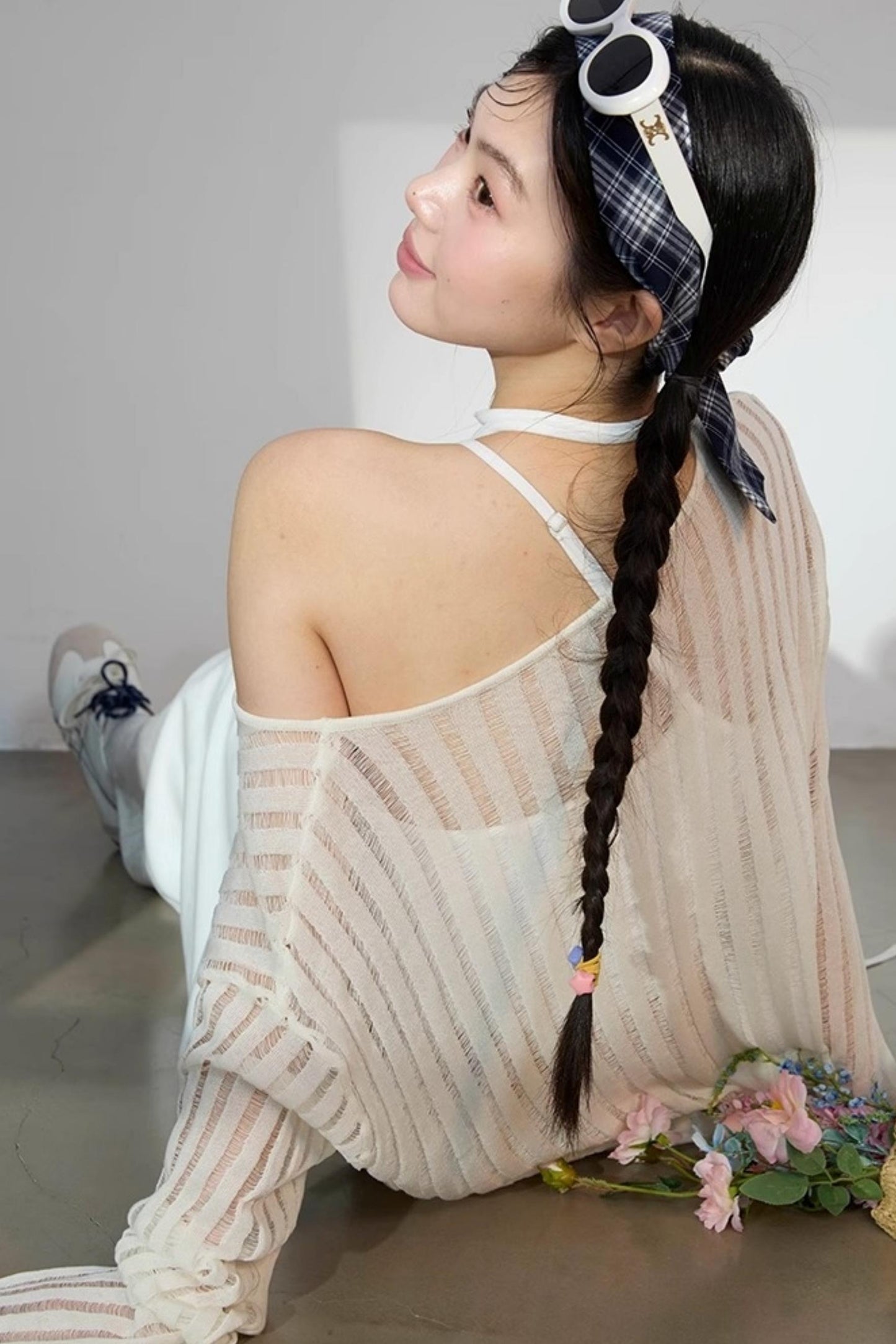 Chic Sunscreen Blouse