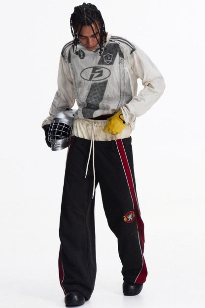 Sporty Loose Crew Neck Top