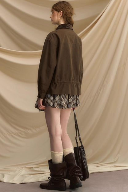 Old Poetry Leather Brown Jacket