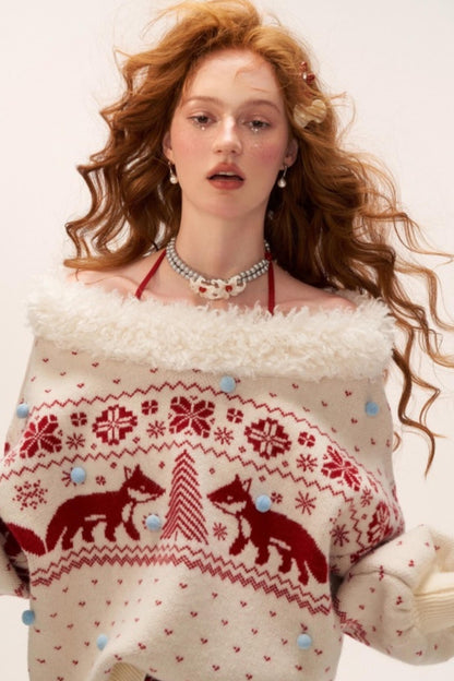 Fox Fair Island Knitted Sweater