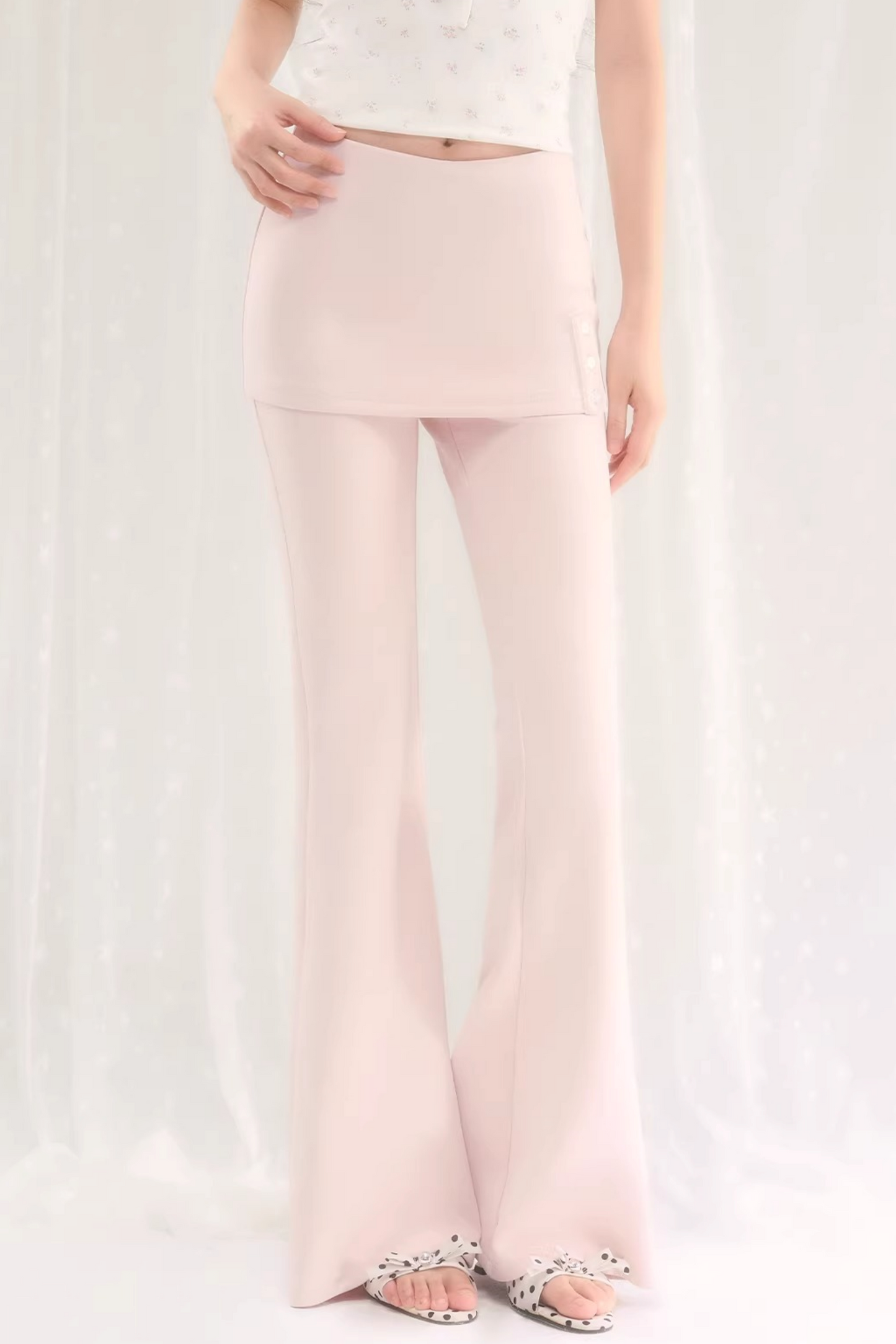 Korean Layered Flare Pants