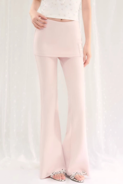Korean Layered Flare Pants