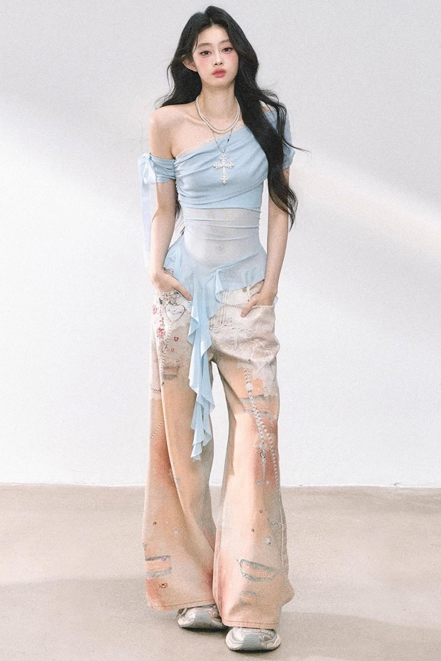 Sunset Wide-Leg Jeans