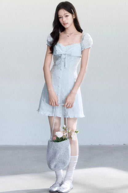 Light Blue Lace Dress