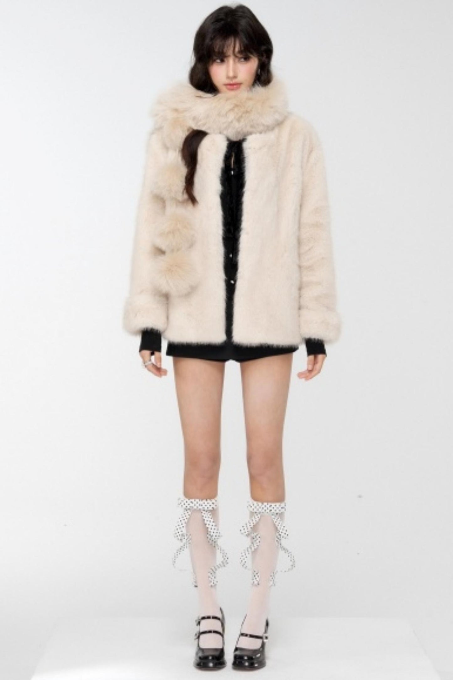 Slavic Aesthetics Fur-Cuffed Jacket