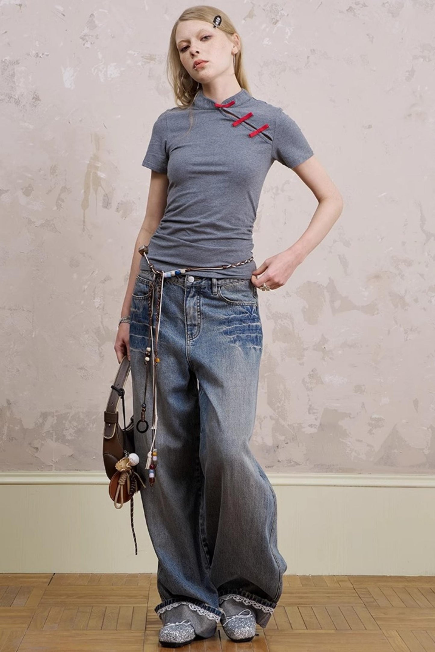 Slim Fit Colorblock Top