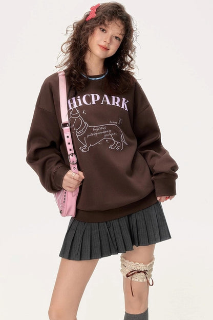 Casual Loose Sweet Pullover Top