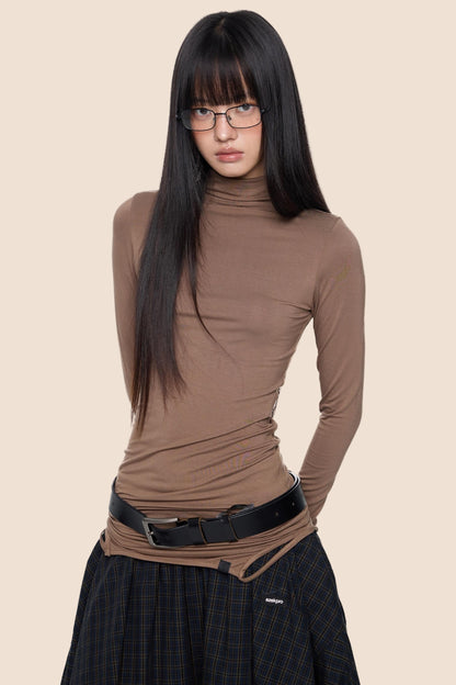 Knit Base Long T-Shirt