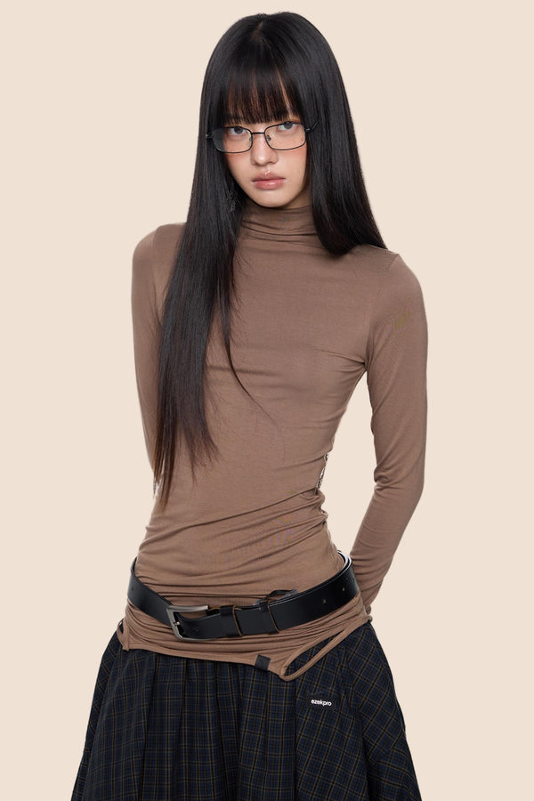 Knit Base Long T-Shirt