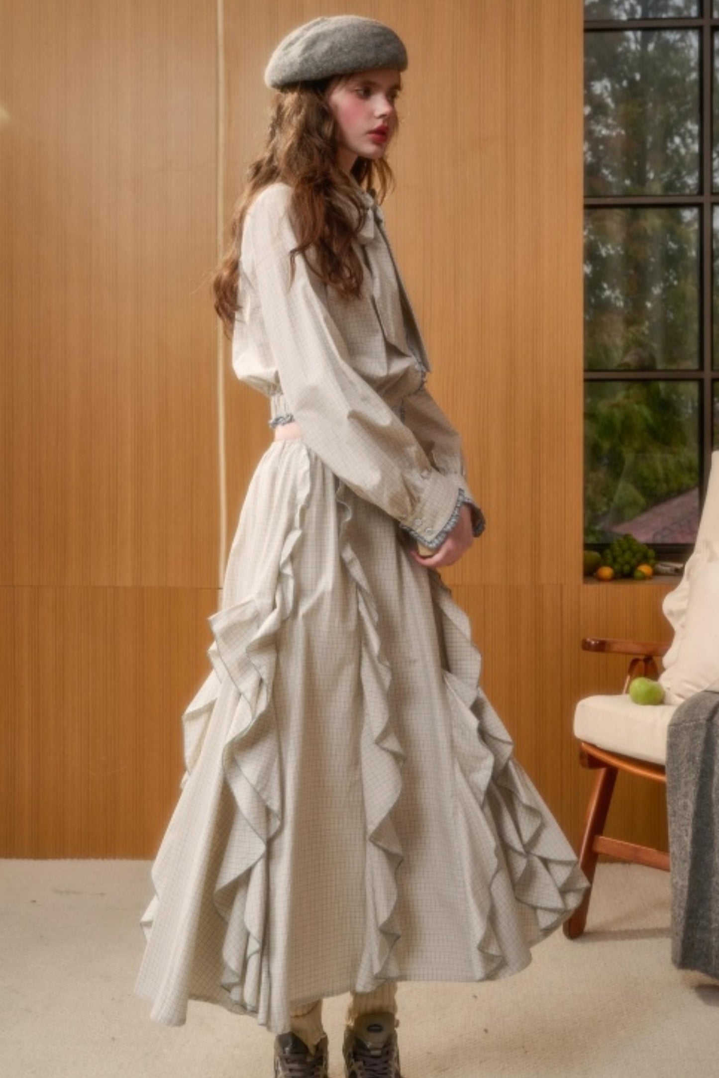 Organic Cotton Patchwork Blouse Set-Up