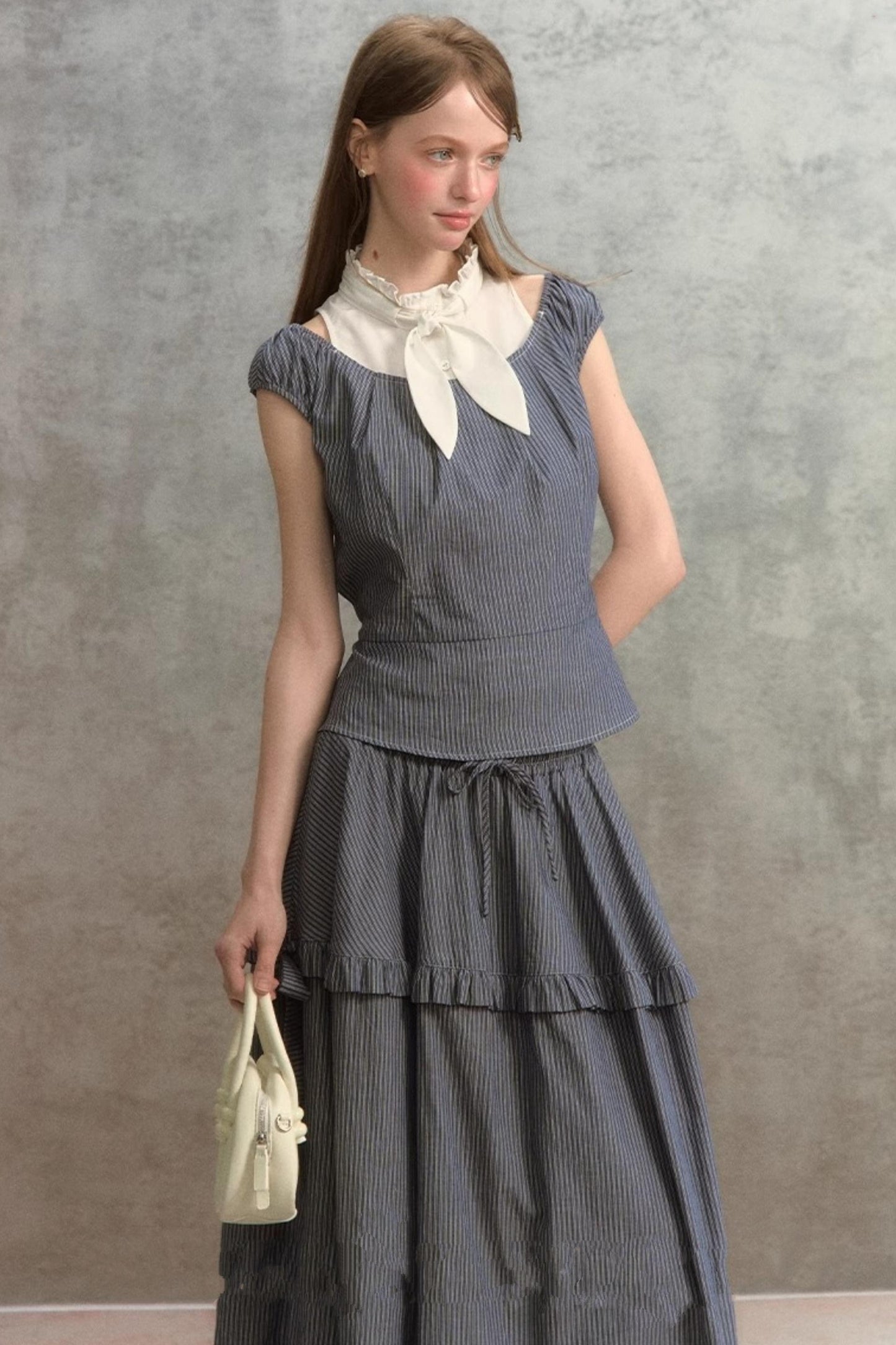 French Lace A-Line Skirt Set-Up