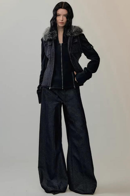 Three-Dimensional Wool Sweater Vest