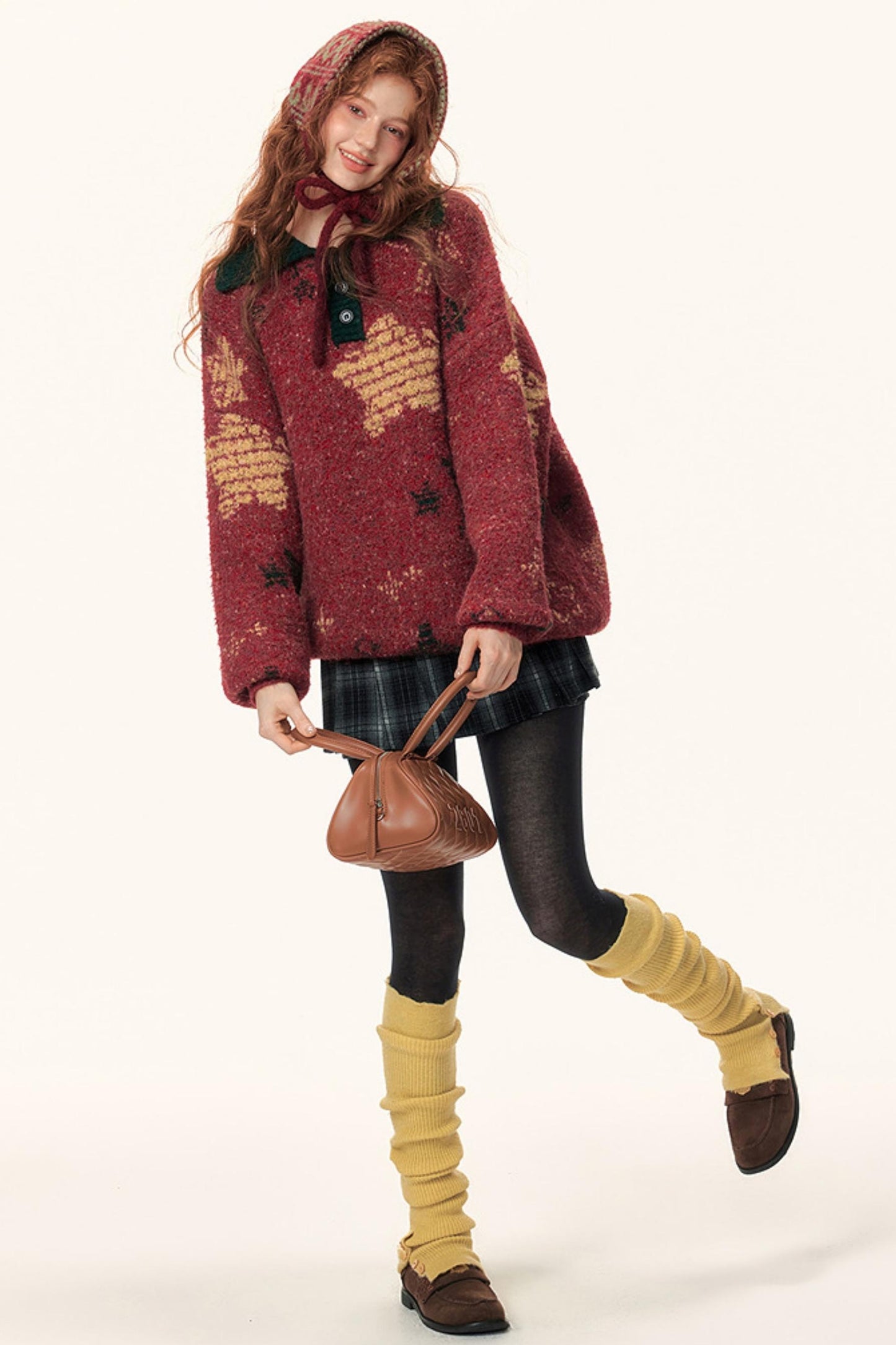 Color-Blocked Star Polo Top