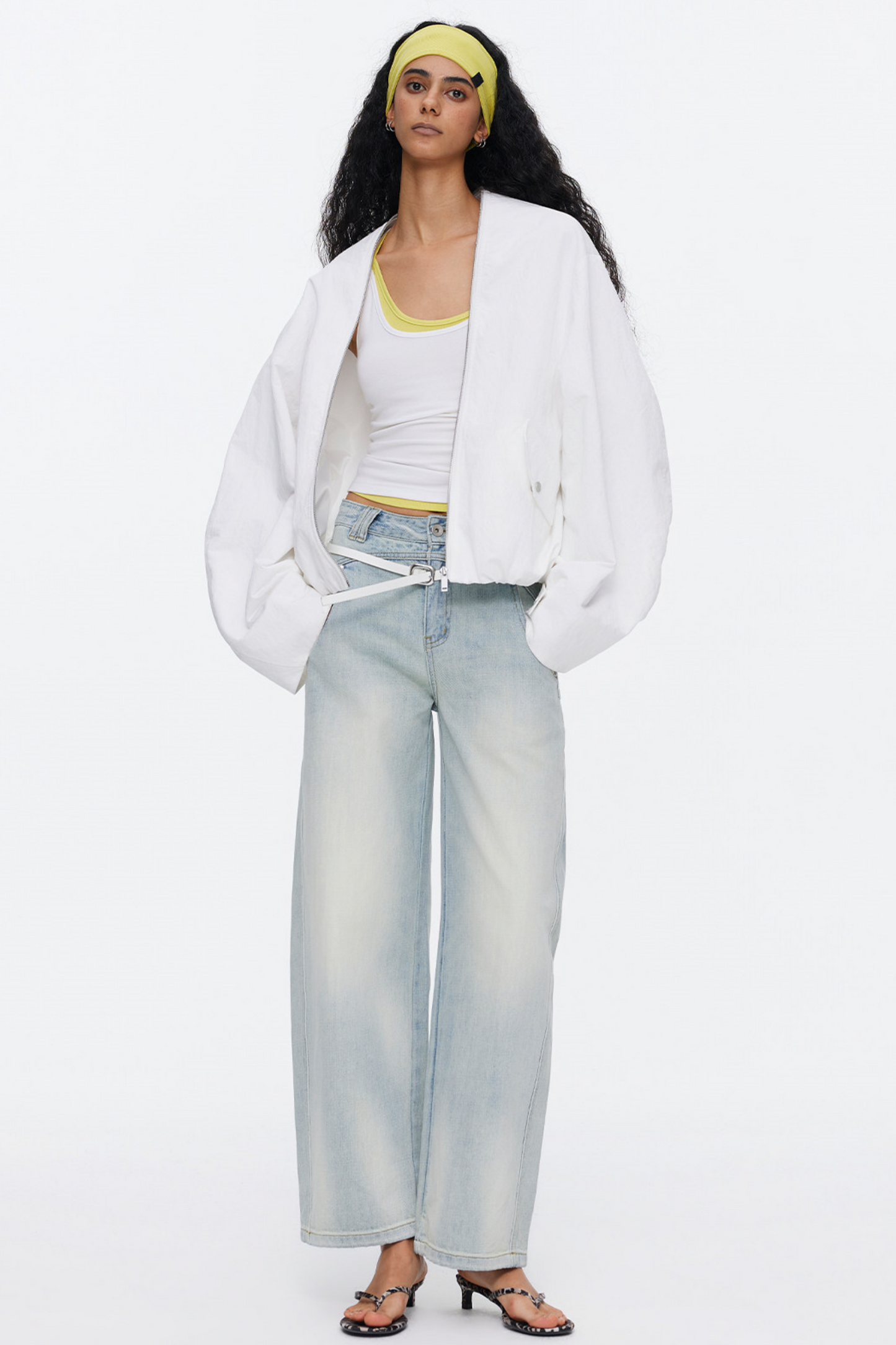 Simple Pleated Cocoon Coat