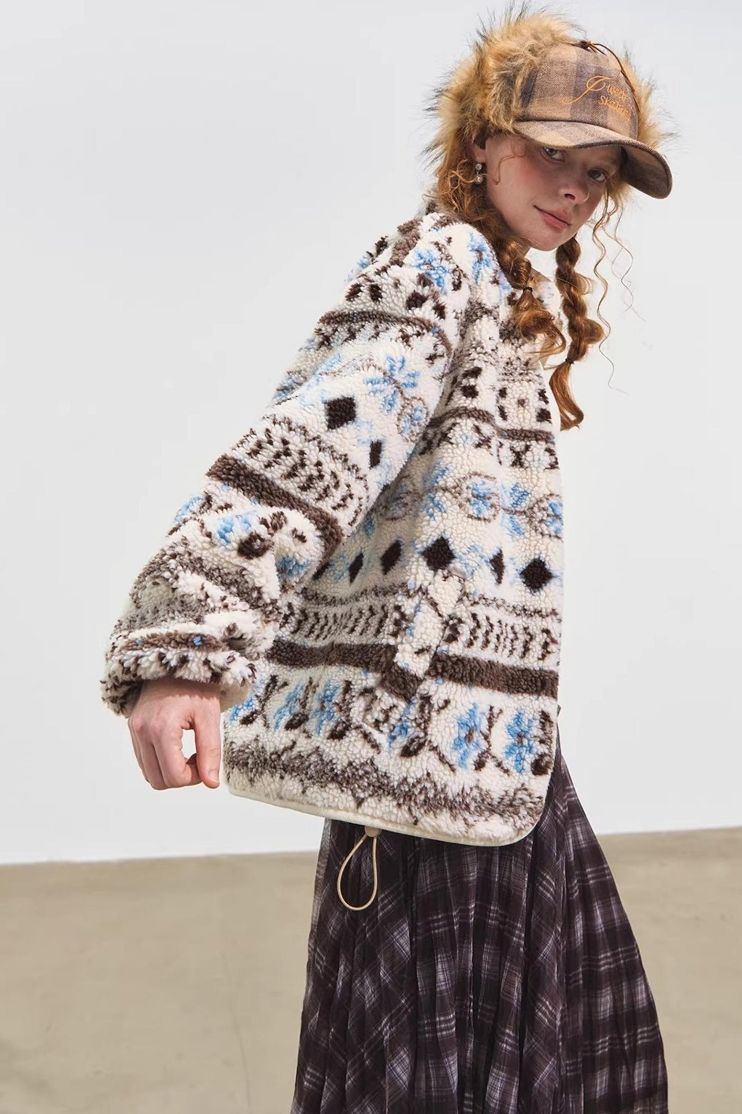 Polar Fleece Jacquard Jacket Set-Up