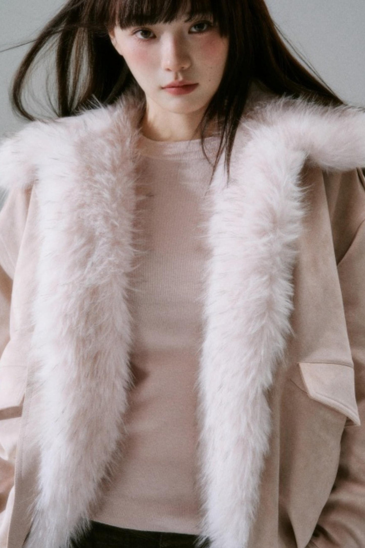 Plush Suede Bud Coat