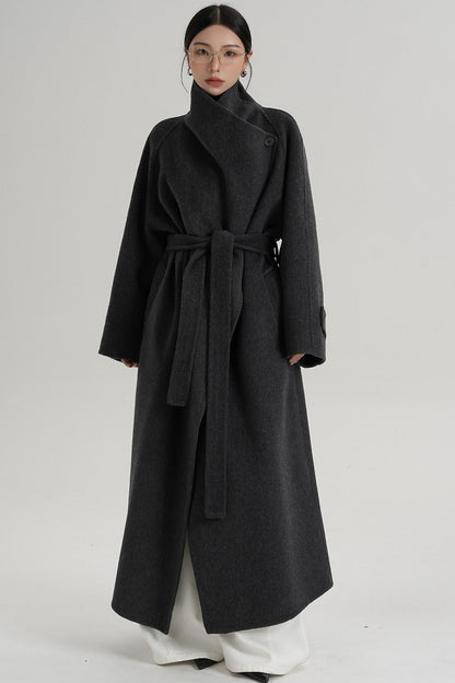 Luxurious Reversible Wool Coat