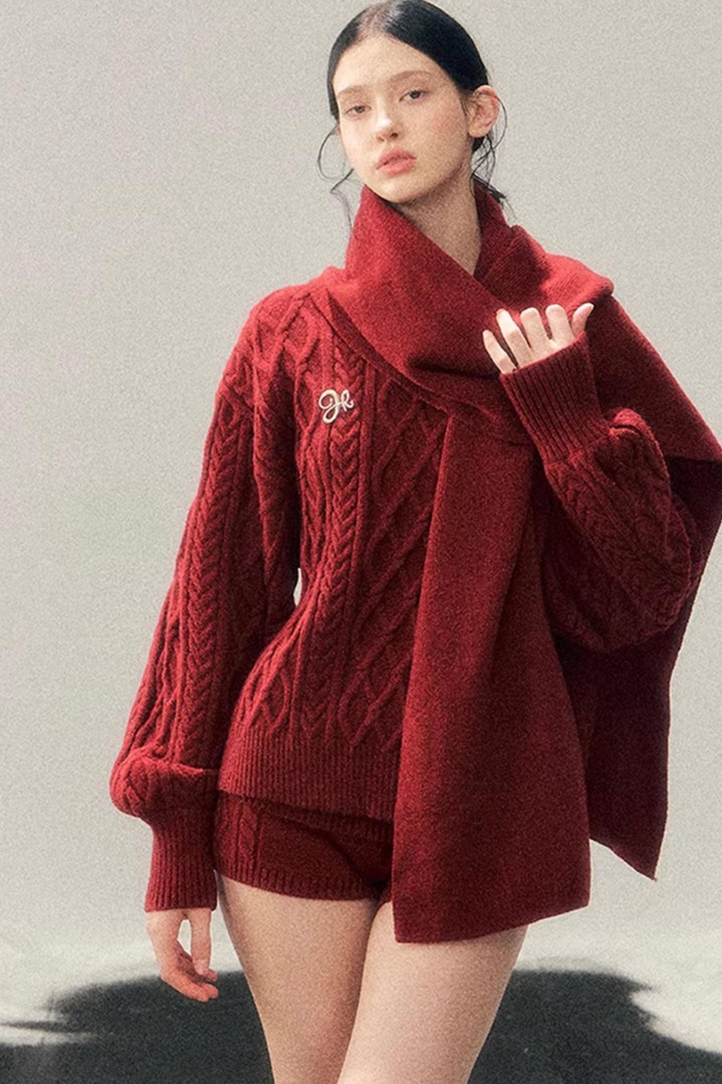 Zurich Knit Sweater Shorts Set-Up