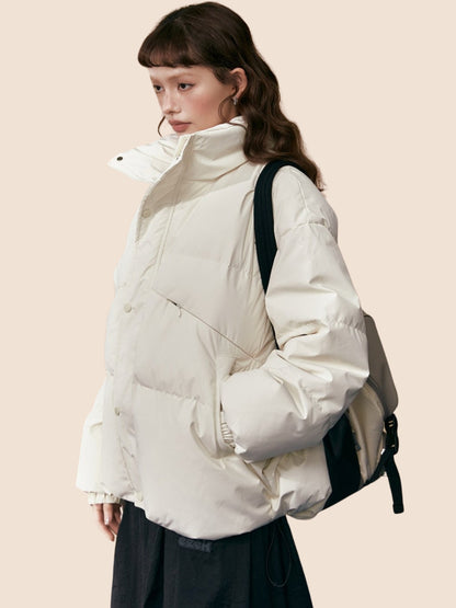 Long-sleeved Loose Down Jacket