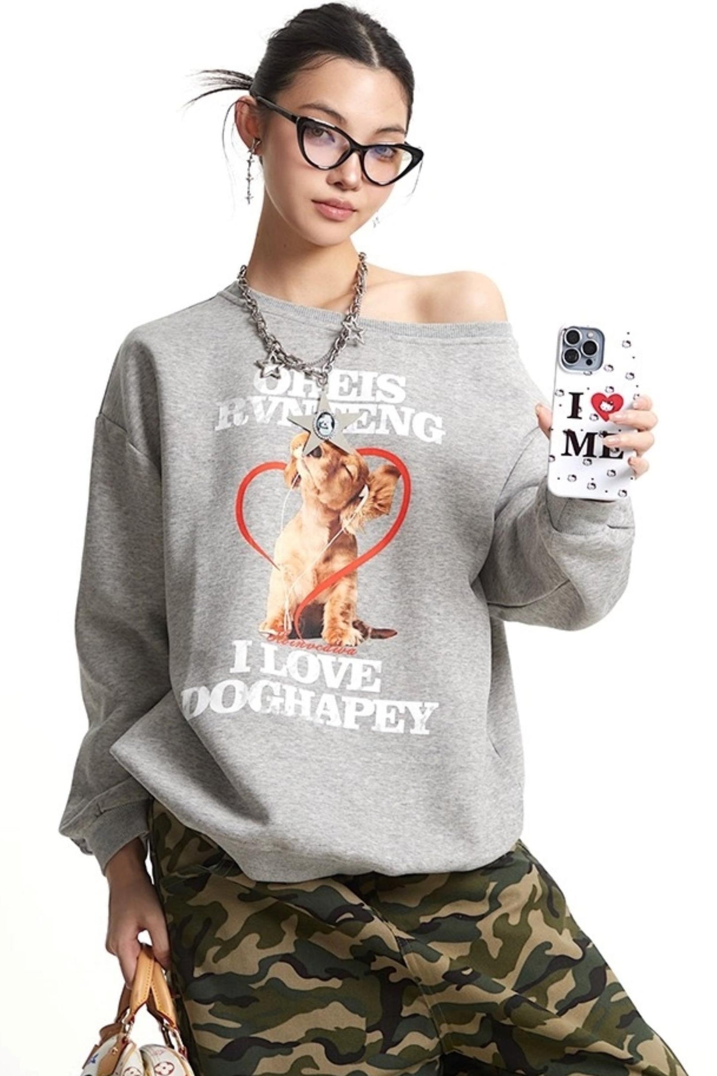 Vintage Lazy Sweatshirt