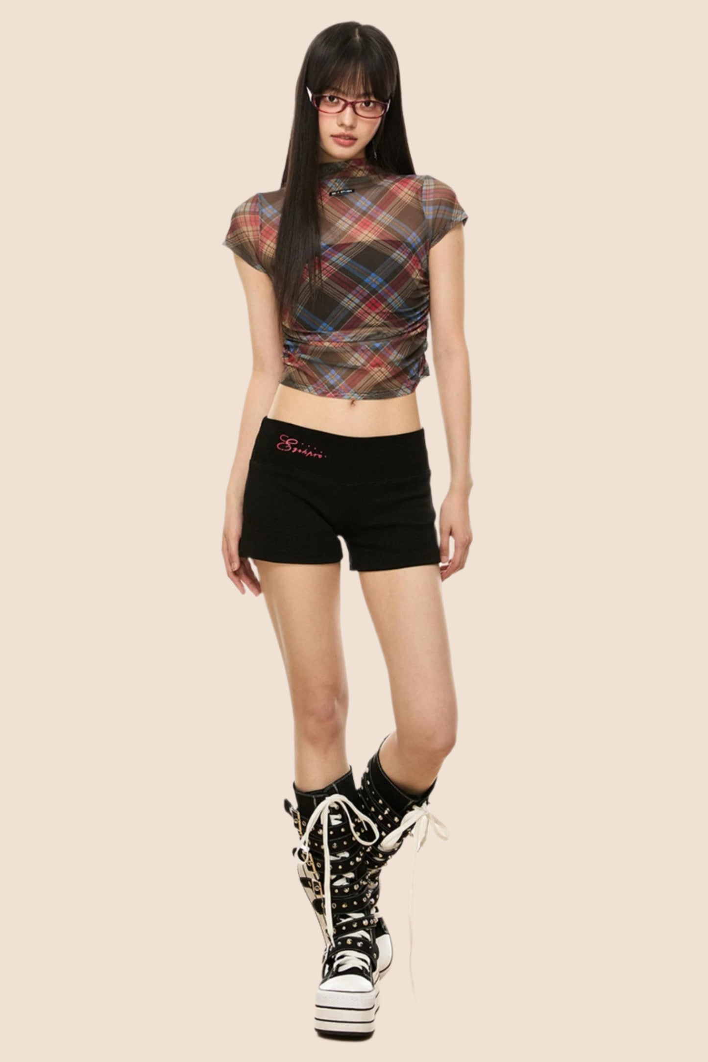 Retro Plaid Summer T-Shirt