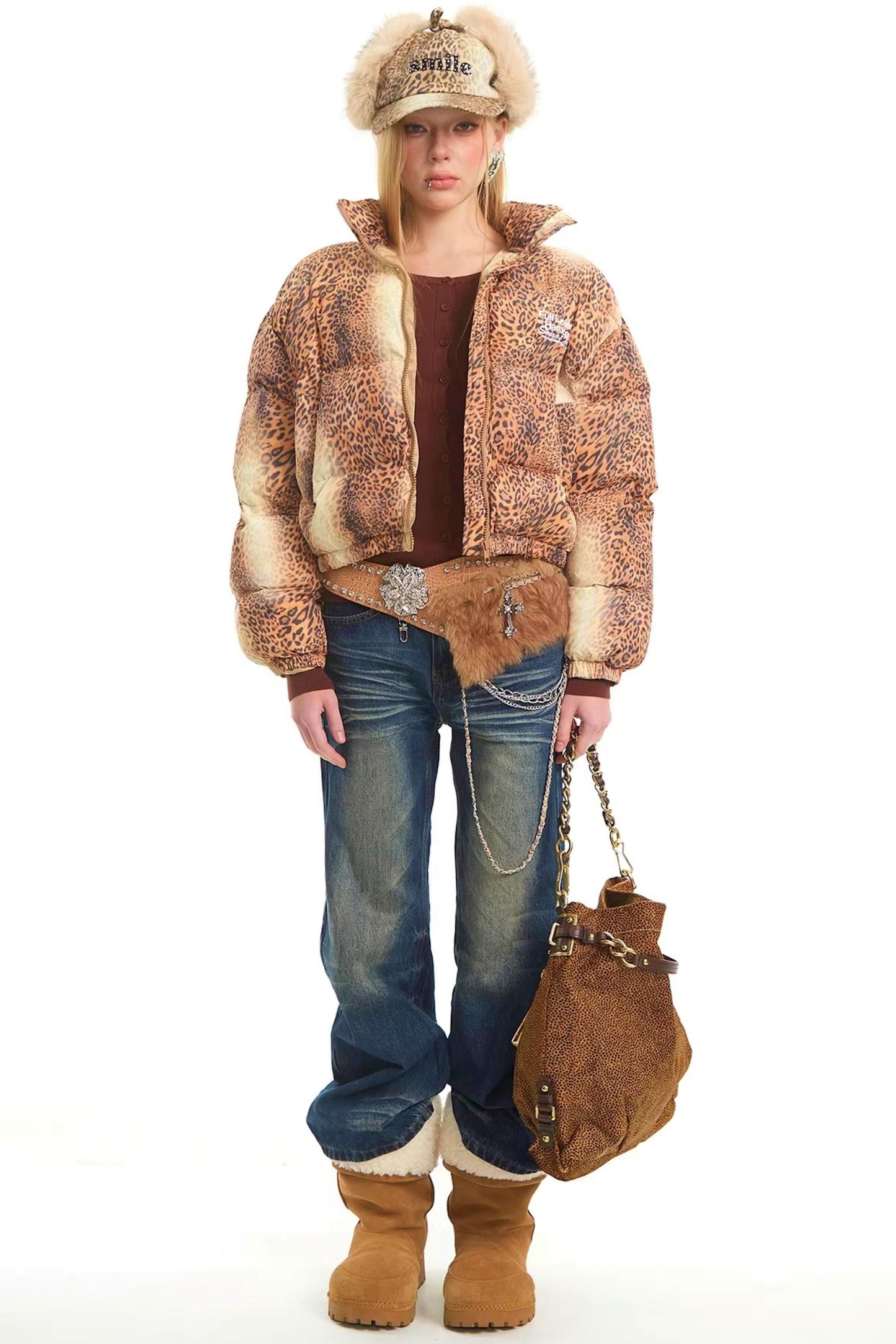 Retro Leopard Cotton Jacket