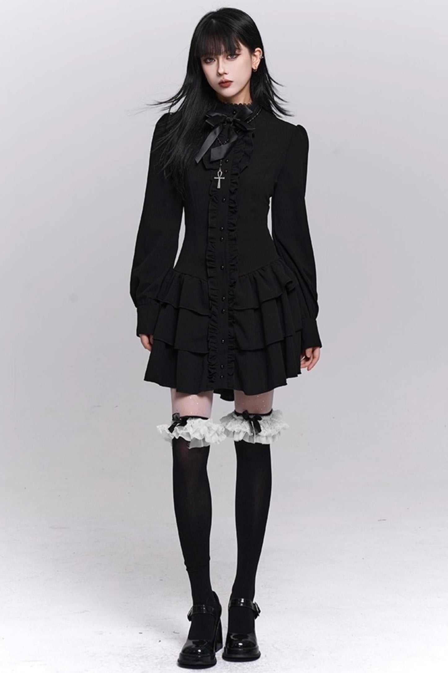Ghost Girl Black Dress