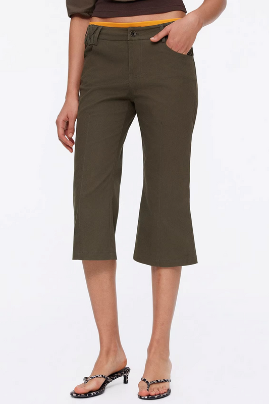 Vintage Exposed Seam Flared Jeans