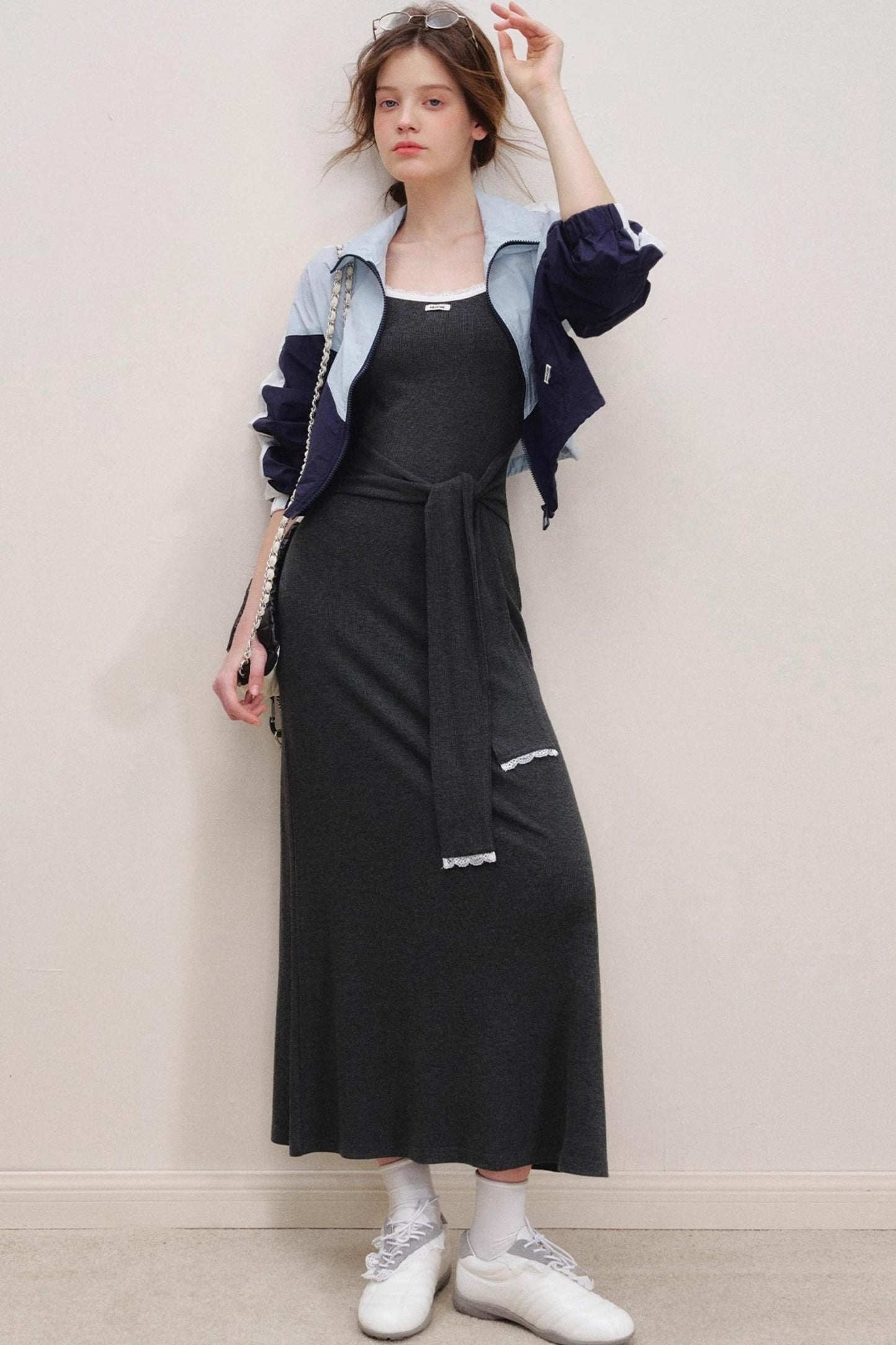 Color-Block Knit Dress