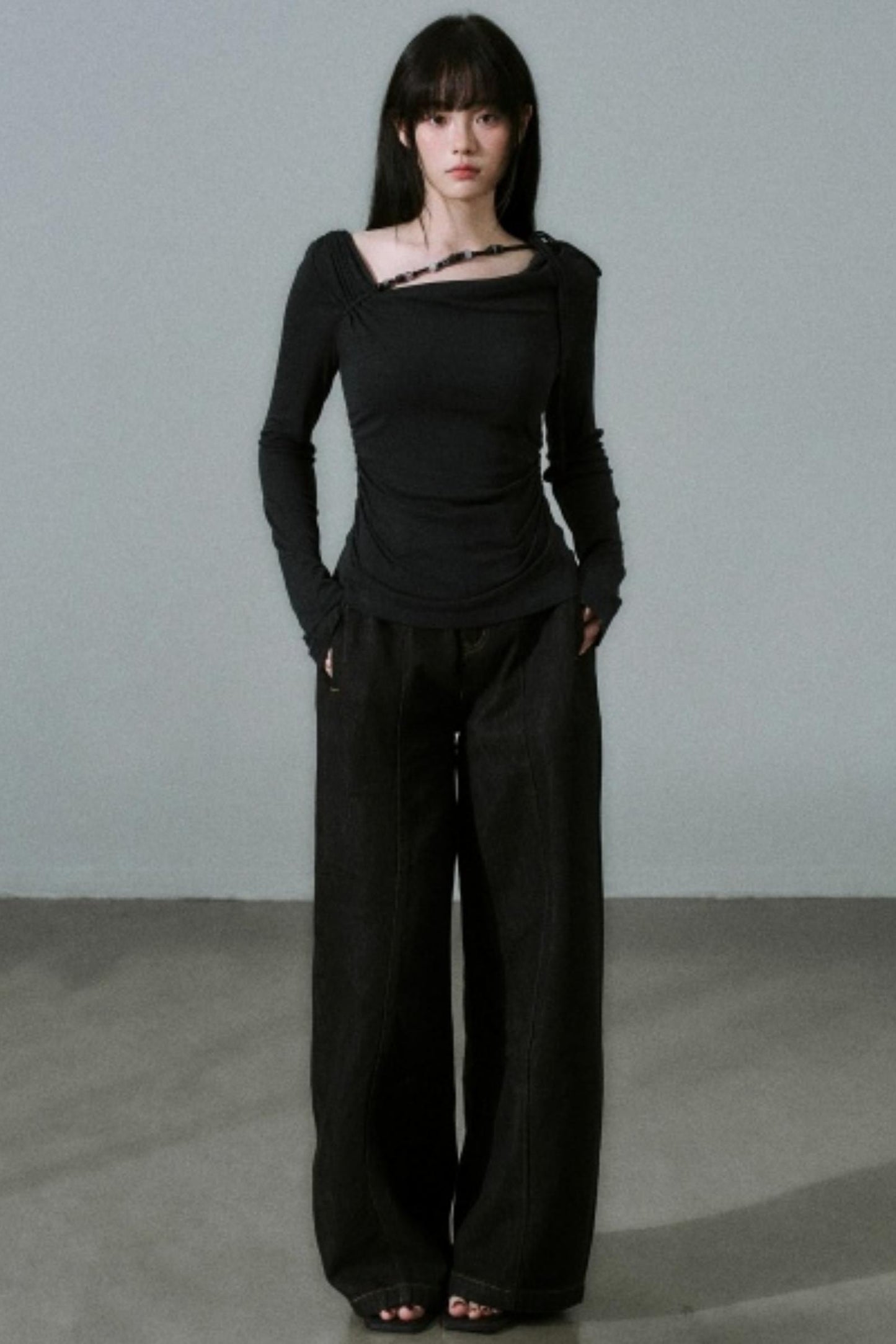 Handmade Beaded Tencel Top