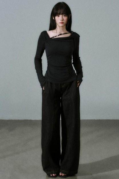 Handmade Beaded Tencel Top