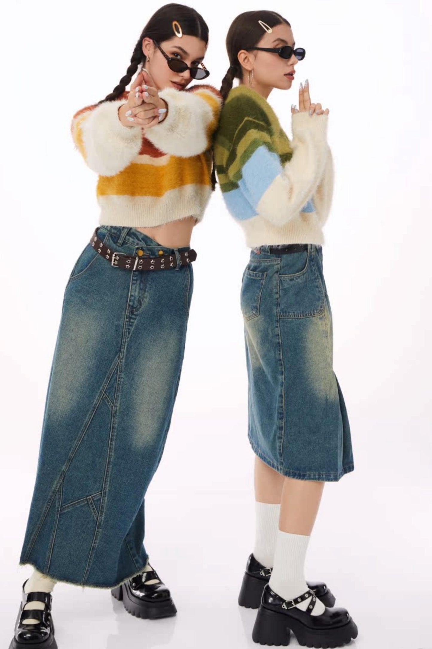 Lazy Retro Polo Neck Sweater