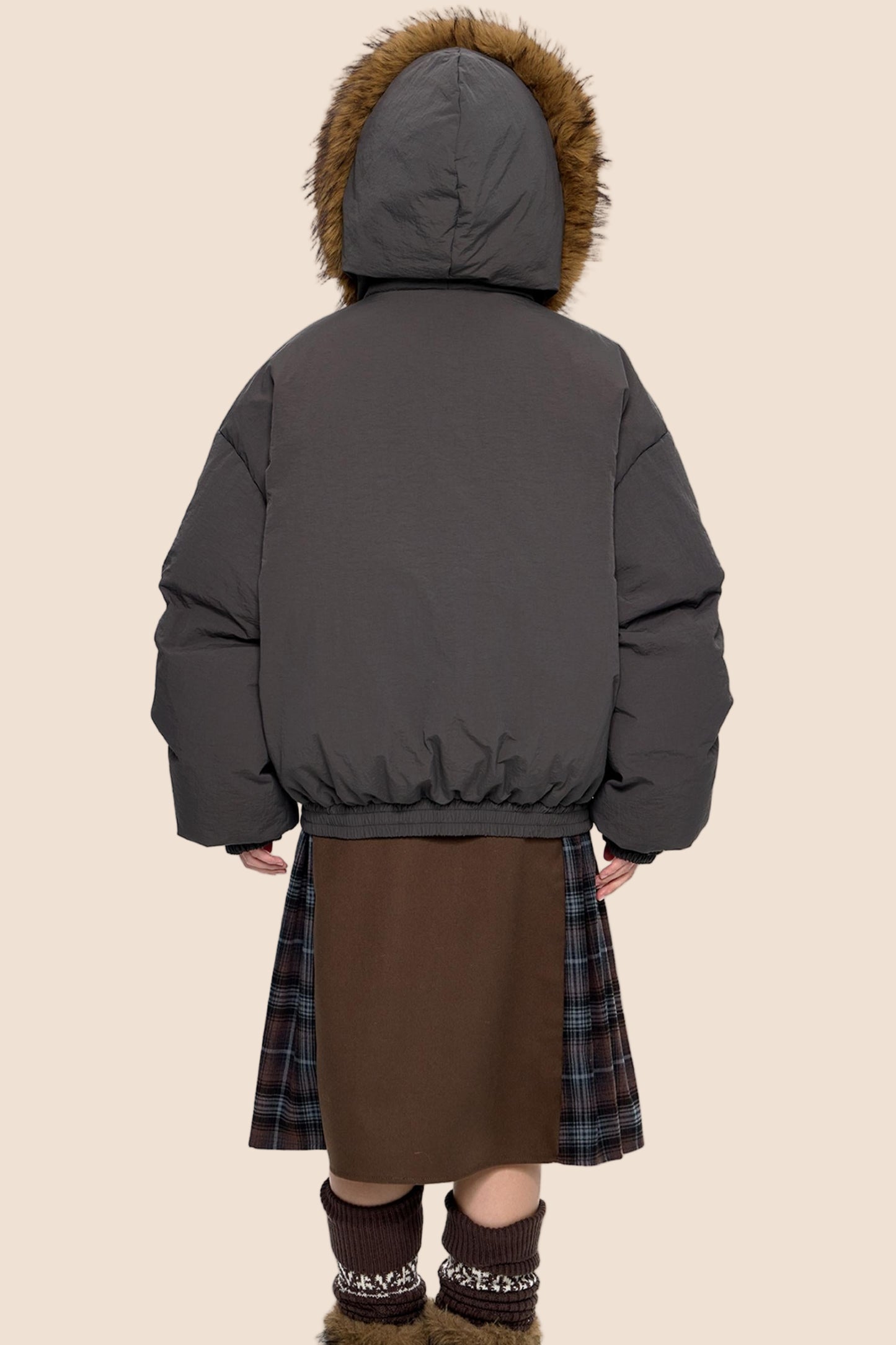 Vintage Cargo Down Jacket