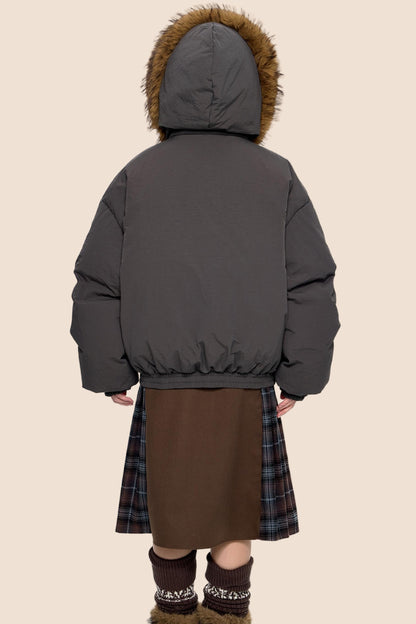 Vintage Cargo Down Jacket