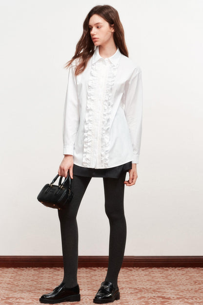 Lotus Lace Long-Sleeved Shirt