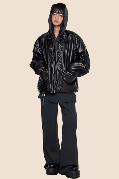 Autumn Vintage PU Leather Jacket