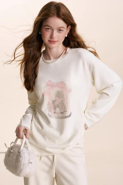 Hand-Painted Pony Print T-Shirt