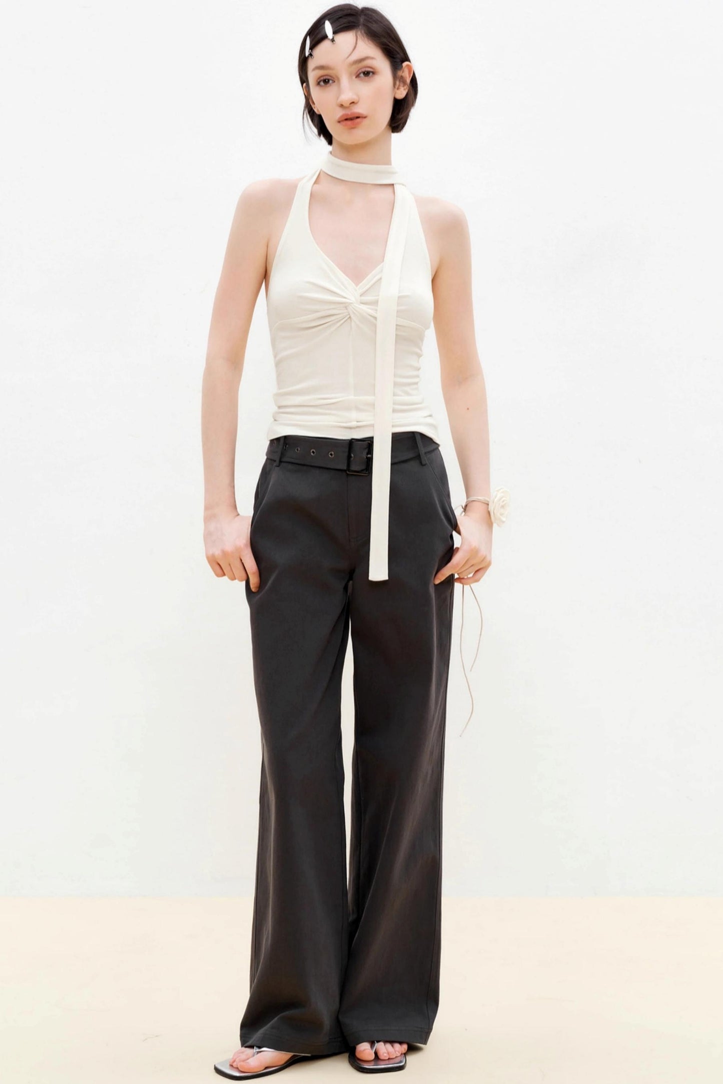 Apricot V-Neck Camisole