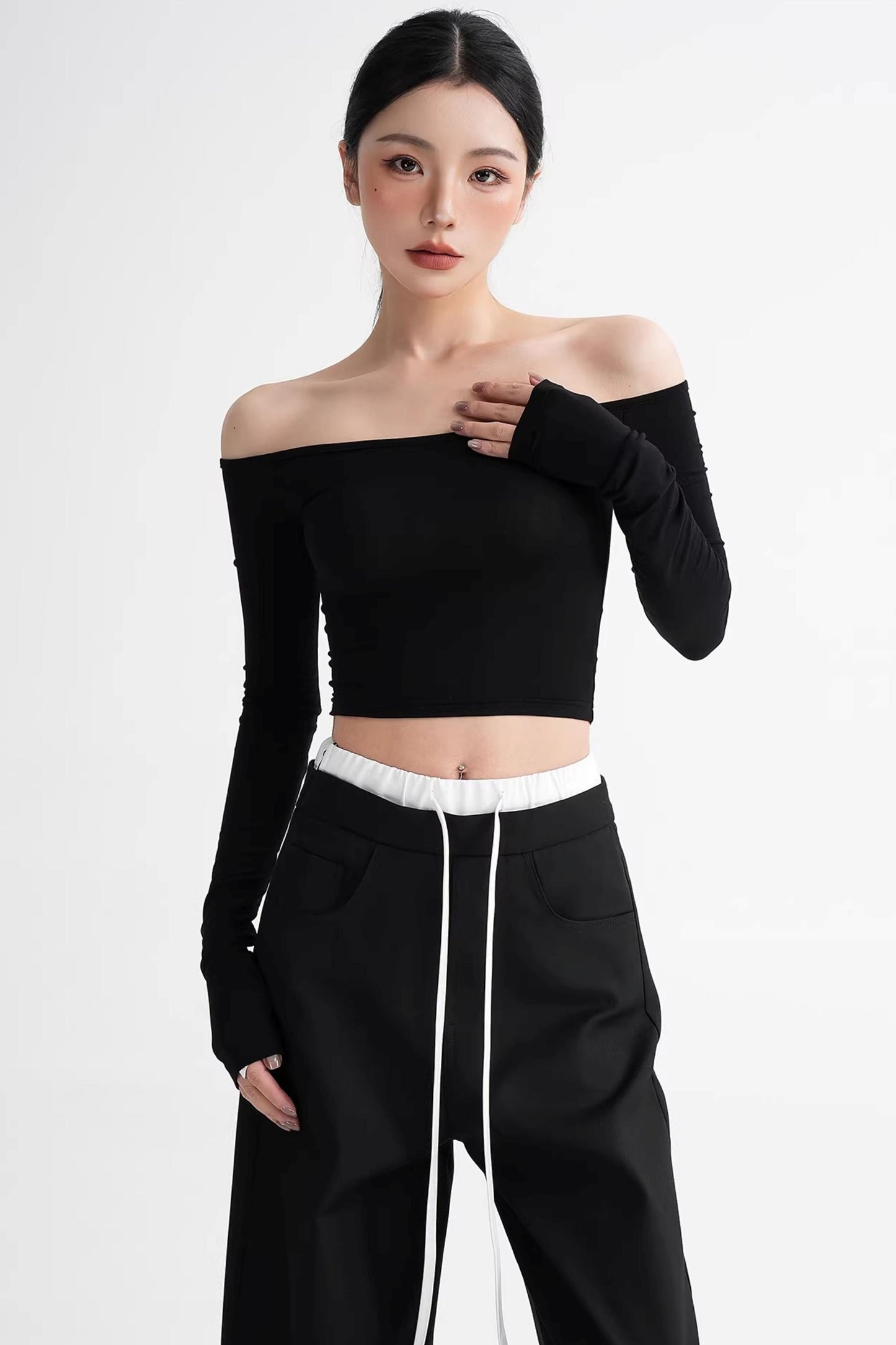 Tencel Modal Off-Shoulder Top